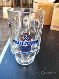 6 BICCHIERI DA BIRRA PAULANER MAI USATI