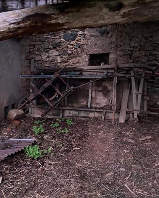 Carro biroccio antiquariato buoi carretto