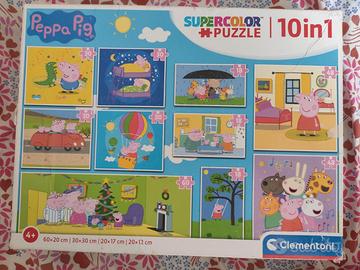 Puzzle Supercolor 10 in 1 di Clementoni