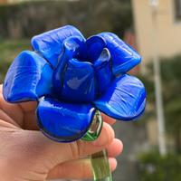 Fiore in vetro di murano
