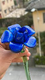 Fiore in vetro di murano