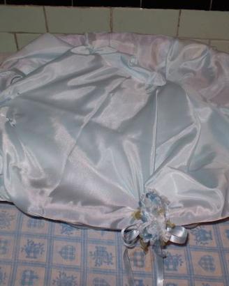 Cesto x bomboniere Battesimo x maschietto