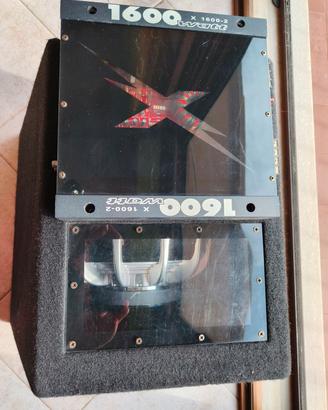 Amplificatore e Subwoofer Novex 1600W