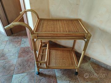 Carrello in bambù 