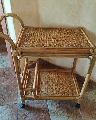 Carrello in bambù 