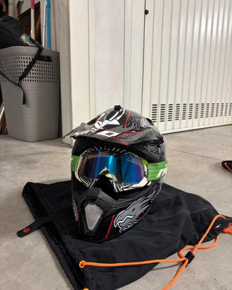 casco moto ufo spectra dragon