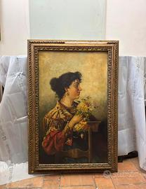 Quadro Ritratto Femminile Fine 800