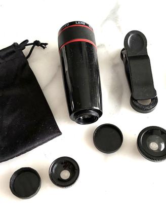 Set di obiettivi per fotocamere di telefoni