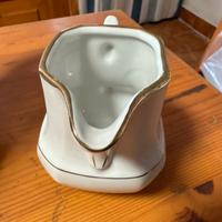 Set teiera zuccheriera e lattiera in porcellana