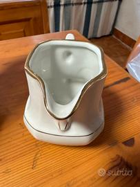 Set teiera zuccheriera e lattiera in porcellana