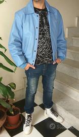 Giubbotto in vera pelle stile Streetwear