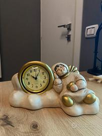 Orologio Sveglia da Tavolo Thun Angelo in Ceramica