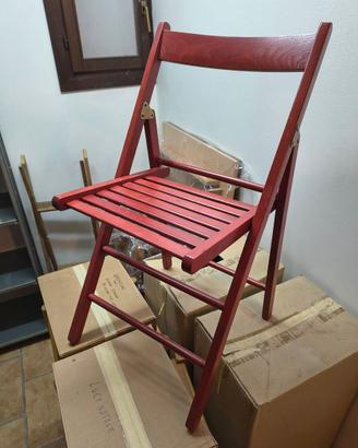 Sedie legno pieghevoli
