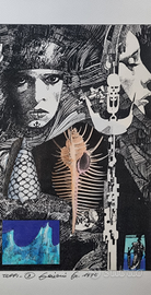 Omaggio a Toppi di G. Gariani - stampe e collage