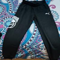 Pantaloni neri tuta ragazzo Puma