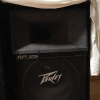 impianto audio speaker Peavey casse dj