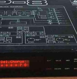 Roland GP-8 +FC-100 MKII + Fly case