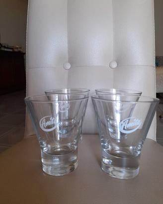 set 4 bicchieri succo di frutta