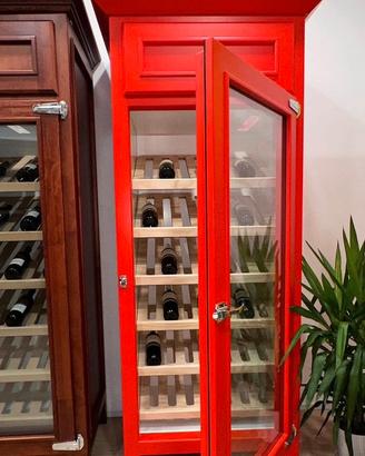 Cantinetta frigorifera in legno per vini 700 lt