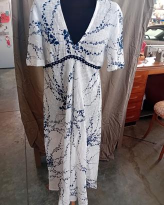 vestito di lino mezza manica