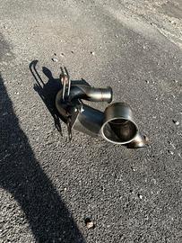 Downpipe con catalizzatore 200celle