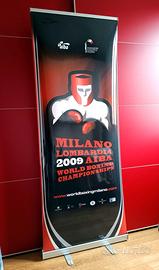 Roll up 80X200 AIBA MILAN 2009 WORLD BOXING