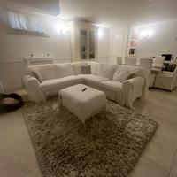 Divano Angolare Bianco