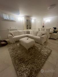 Divano Angolare Bianco