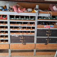 scaffalatura per furgone 