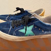 Golden Goose tg.39 Deluxe May  Blue Velvet