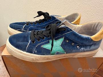 Golden Goose tg.39 Deluxe May  Blue Velvet
