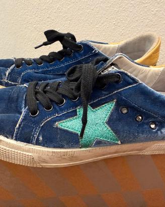 Golden Goose tg.39 Deluxe May  Blue Velvet