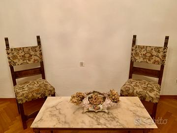 Sedie in legno antiche stile spagnolo