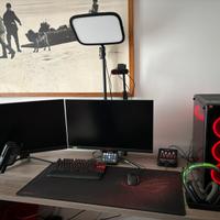 PC FISSO DA GAMING/STREAMING CON ACCESSORI