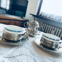 Servizio da the vintage Ankap Echt Porzellan