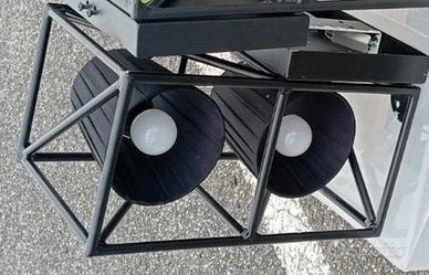 seletti multilamp nero applique lampada da parete