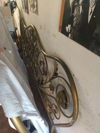 letto matrimoniale in ferro battuto,