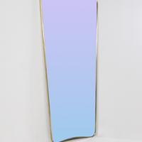 Specchio "scudo" stile Giò Ponti - 1970