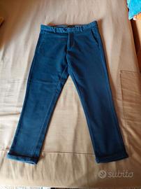 PANTALONE IN COTONE FELPATO INVERNALE ELASTICIZZAT