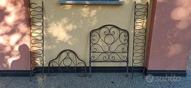 Sponde e testiere letto in ferro battuto