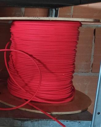 25  metri cavo H1 Z2Z2-K 6 mm2 rosso