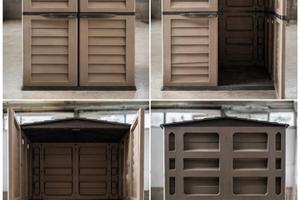 Armadio esterno in plastica