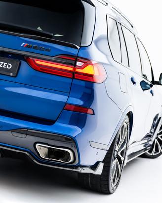 Diffusore posteriore BMW X7 M-Pack G07 carbonio