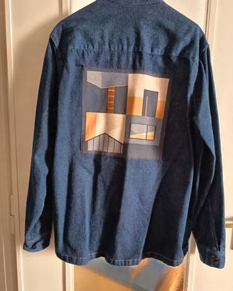 giacca uomo jeans ZARA nuova taglia L