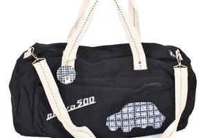 BORSONE FIAT 500 NERO CON 500 APPLICATA