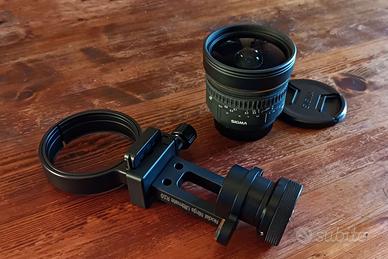 Sigma 8 mm + testa panoramica