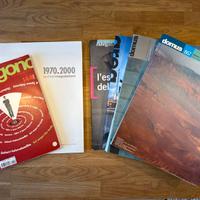 Lotto riviste e libri di architettura e design