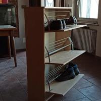 Scarpiera in legno (fino a 18 paia di scarpe)