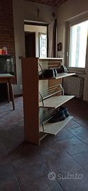 Scarpiera in legno (fino a 18 paia di scarpe)