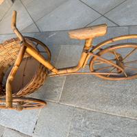 Cesto triciclo bambù